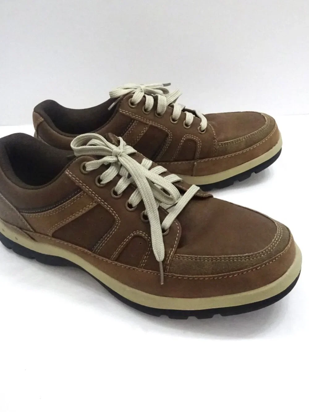 Deer Stags Shae Brown Casual Comfort Shoes - Men's Size 8W